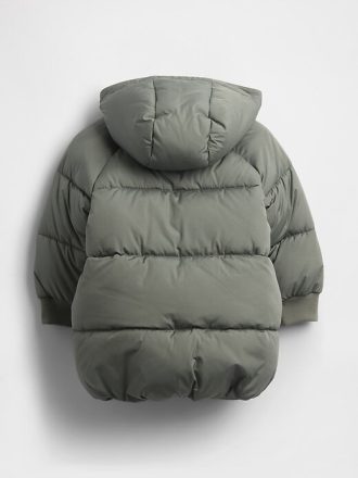 Abrigo acolchado grueso para bebés y niños pequeños