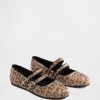 Bailarinas de leopardo con doble tira Bailarinas de leopardo con doble tira