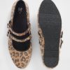 Bailarinas de leopardo con doble tira Bailarinas de leopardo con doble tira