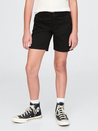 Bermudas de uniforme de tiro medio para niños