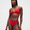 Bikini con logo de algodón elástico orgánico Bikini con logo de algodón elástico orgánico