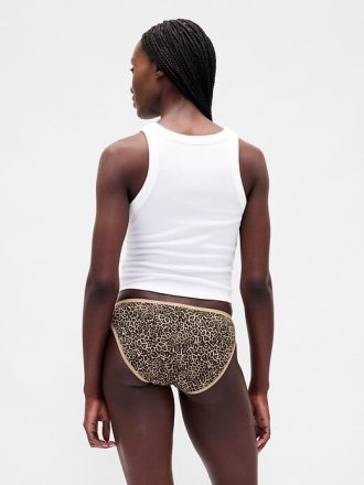 Bikini de algodón elástico orgánico