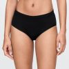 Bikini de tiro alto de algodón orgánico elástico Bikini de tiro alto de algodón orgánico elástico