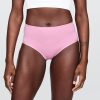 Bikini de tiro alto de algodón orgánico elástico Bikini de tiro alto de algodón orgánico elástico