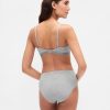Bikini de tiro alto de algodón orgánico elástico Bikini de tiro alto de algodón orgánico elástico