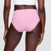 Bikini de tiro alto de algodón orgánico elástico Bikini de tiro alto de algodón orgánico elástico