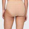Bikini de tiro alto de algodón orgánico elástico Bikini de tiro alto de algodón orgánico elástico