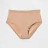 Bikini de tiro alto de algodón orgánico elástico Bikini de tiro alto de algodón orgánico elástico