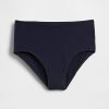 Bikini de tiro alto de algodón orgánico elástico Bikini de tiro alto de algodón orgánico elástico