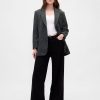 Blazer extragrande de mezcla de lana Blazer extragrande de mezcla de lana