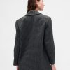 Blazer extragrande de mezcla de lana Blazer extragrande de mezcla de lana