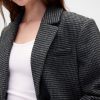 Blazer extragrande de mezcla de lana Blazer extragrande de mezcla de lana