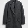 Blazer extragrande de mezcla de lana Blazer extragrande de mezcla de lana