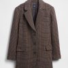 Blazer extragrande de mezcla de lana Blazer extragrande de mezcla de lana