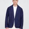 Blazer relajado de lino y algodón Blazer relajado de lino y algodón