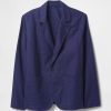 Blazer relajado de lino y algodón Blazer relajado de lino y algodón