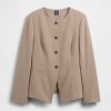 Blazer sin cuello Blazer sin cuello