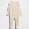Body de una pieza de algodón orgánico Brannan Bear de Baby First Favorites