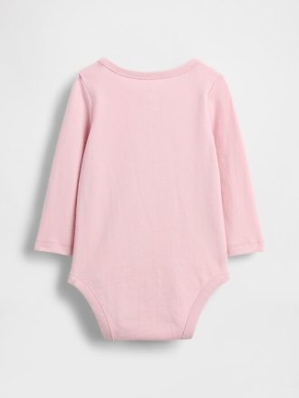 Body gráfico de algodón orgánico Baby First Favorites
