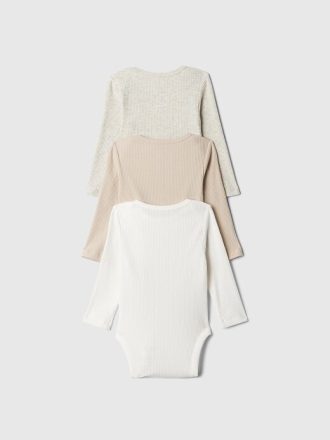 Body TinyRib de Baby First Favorites (paquete de 3)