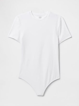 Body tipo tanga con camiseta de punto cerrado