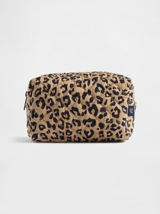 Bolsa acolchada de leopardo para niños