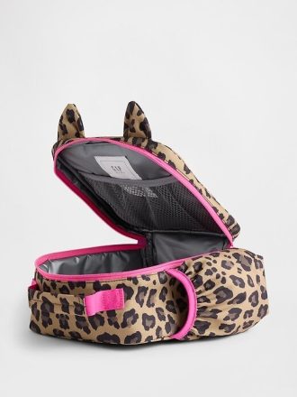 Bolsa de almuerzo con estampado de leopardo para niños