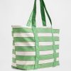 Bolsa de lona a rayas Bolsa de lona a rayas