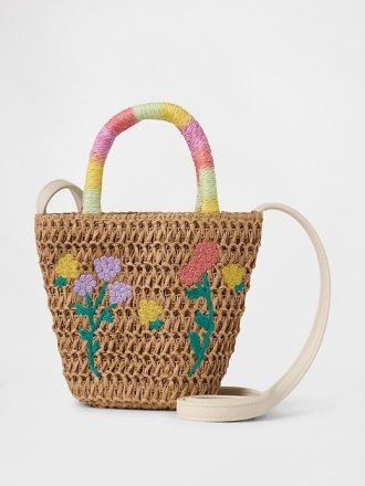Bolsa de paja para niños