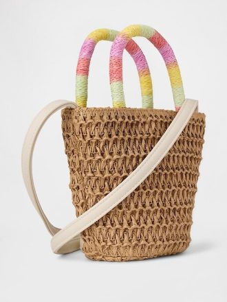 Bolsa de paja para niños