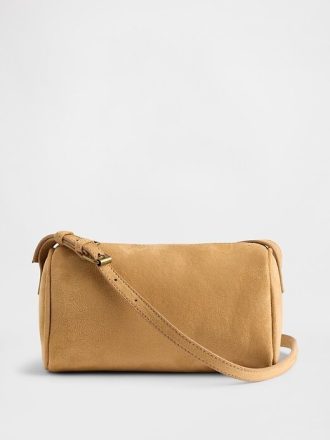 Bolso barril de ante vegano