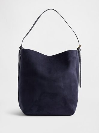 Bolso de cubo de ante vegano