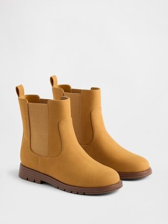 Bota Chelsea de piel vegana para niños