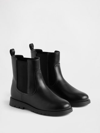 Bota Chelsea de piel vegana para niños