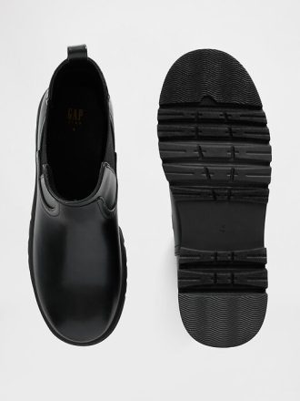 Bota Chelsea de piel vegana para niños