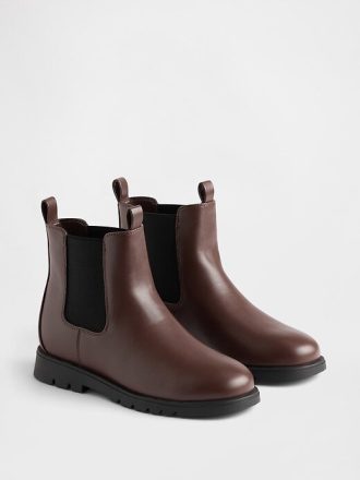 Botas Chelsea de piel vegana para niños