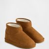 Botas de ante vegano con forro de sherpa para niños Botas de ante vegano con forro de sherpa para niños