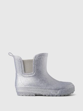 Botas de lluvia con purpurina para bebés y niños pequeños
