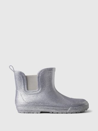 Botas de lluvia con purpurina para niños