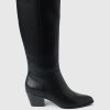 Botas de tacón alto de piel vegana