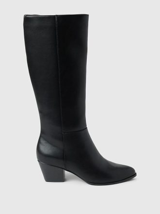 Botas de tacón alto de piel vegana