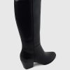 Botas de tacón alto de piel vegana