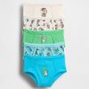 Braguitas de algodón orgánico elástico para niños pequeños Gap × Disney (paquete de 5)