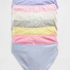 Braguitas de bikini infantiles con los días de la semana (paquete de 7)