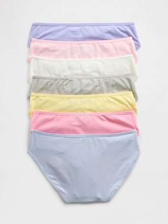 Braguitas de bikini infantiles con los días de la semana (paquete de 7)