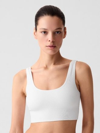Bralette de canalé sin costuras