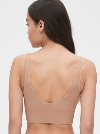 Bralette de canalé sin costuras