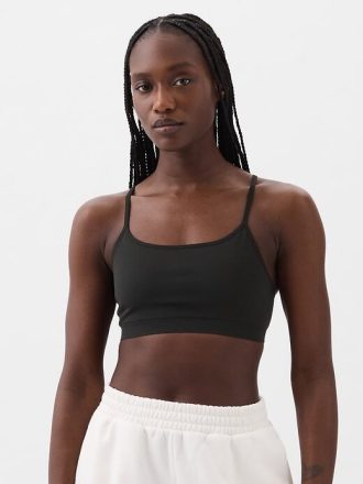 Bralette de espalda cruzada sin costuras