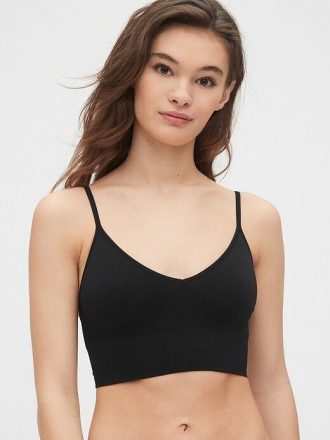 Bralette sin costuras con escote pronunciado