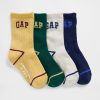 Calcetines con logotipo para bebés y niños pequeños (paquete de 4)